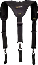 Heavy-Duty Tool Belt Suspenders for Men, 3 Point Padded Suspenders Construction