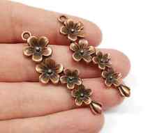 Flowers Charms Antique Copper jewelry accessories