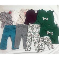 Just One You OshKosh 10 item Lot Girls 18-24 month Shirts Pants Winter Spring