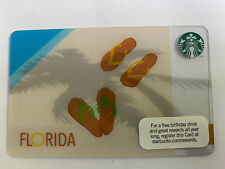 Florida Beaches - May 2012 Starbucks Gift Card, Mint, Free Shipping