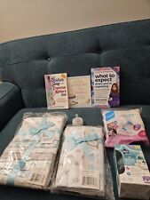 Lot of Baby Supplies, Books And Monthly Photo Promts - see photos for all items