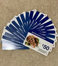 $50 RESTAURANT.COM Gift Certificates -No Expiration!