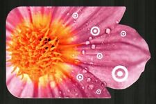 TARGET Dew Covered Flower ( 2005 ) Textured Die-Cut Gift Card ( $0 )