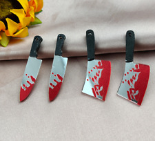 New 40 Pcs Halloween Acrylic Knife Charms Pendants DIY Jewelry U63