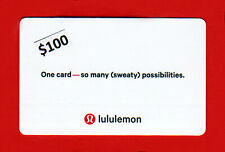 Lululemon Gift Card *** $100 Dollar Total Value *** No Expiration Date