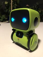 Voice Control Cute AT Intelligent Interactive Smart Toys Robot For Kids (green) - Saint Paul - US