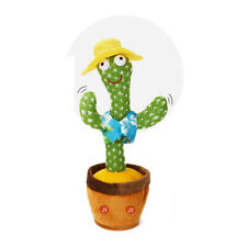 rechargeable electric wembley singe smart dancing cactus talking plush kids toy - CN