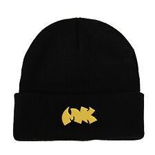 Masta Killa of Wu-Tang Clan Beanie Black w/ YELLOW logo BRAND NEW Rza Raekwon