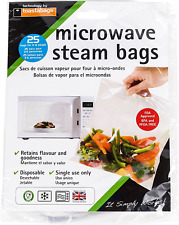 Microwave Steam Bags, Food Retains Flavor and Faster Than Other Cooking Methods