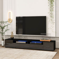 ON-TREND Extended, Minimalist Design TV stand with Color Changing LED Lights, Mo - El Monte - US