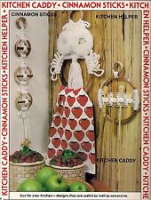 Kitchen Accessories Patterns - Craft Book: #7430 Macrame Go Round - Spoon Holder