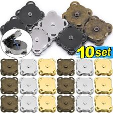 5/10 Sets Magnetic Metal Snap Button DIY Craft Sew On for Coat Bag Accessories