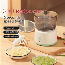 Mini Meat Grinder Household Electric Small Mixer Mincing Machine Automatic Multi - Dublin - US