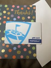 $50 Top Golf Gift Card TopGolf