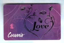 CARSON'S Love, Vines Forming a Heart 2012 Gift Card ( $0 )