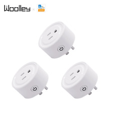 Woolley Zigbee Smart Plug 3-Pack Works with Amazon Alexa / Google Home / eWelink - CN