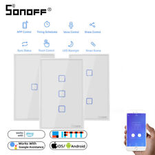 Sonoff T2 US Wifi Smart Home Wall Touch Light Switch RF Voice APP Remote Control - CN