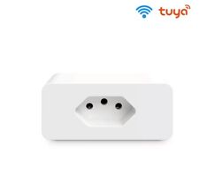 Tuya 16A Brazil Standard WiFi Smart Plug with Power Monitor, Smart Life APP - CN