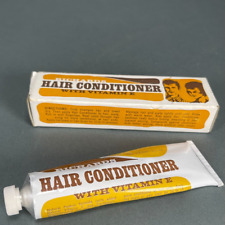 Deadstock 70s Richards Hair Conditioner 1.5 oz Tube w/ Box Beauty Advertising