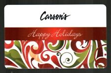 CARSON'S Happy Holidays 2012 Gift Card ( $0 )