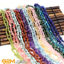 Natural Freeform Chips Stone DIY Beads For Jewellery Making 34/15" in Lots AU"