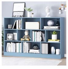 IOTXY SCANDINAVIAN MINIMALIST BOOKCASE - Bright Blue - NIB - Mumbai - India