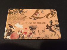 HOUSE OF FRASER ( UK ) Love and Nostalgia 2009 Gift Card ( $0 )