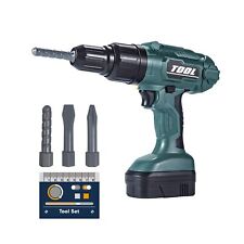 Electronic Power Drill Toy Tools, Kids Tool Set Pretend Play, Construction Tool