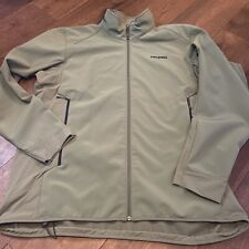 Patagonia Jacket Ski Zip Up Coat Soft Shell Stretch Polartec Windbloc Green XXL