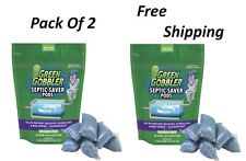 Green Gobbler Septic Saver Septic Treatment Pacs-6 Month Supply&6 Pre-Measur 2Pk