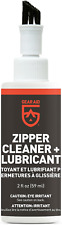 Zipper Cleaner & Lubricant with Zipper Teeth Brush Gear Repair Kit, Clear, 2 Oz,