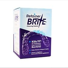 Retainer Brite Cleaning Tablets 96 Tablets - 3 Months Supply | Free Shipping