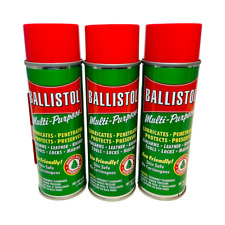 Ballistol Multi Purpose Lubricant Gun Cleaner-3 PACK- 6oz Aerosol cans