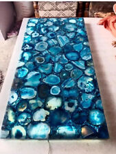 48x24" Agate Dining Table Top Luxury Farmhouse Home Interior Furniture Decors"