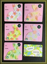 🇨🇦 CANADA 🇨🇦 2024 STARBUCKS EASTER GIFT CARD --- SET OF 6 CARDS --- NEW