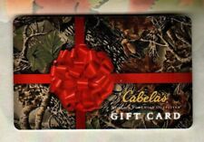 CABELA'S Red Ribbon Bow and Autumn Trees ( 2008 ) Gift Card ( $0 ) V2