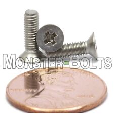 Bulk Qty 2,000 - M3 x 10mm DIN 965 Metric Phillips Flat Machine Screw Stainless - CN