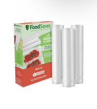 FoodSaver Vacuum Sealer Bags, Rolls for Custom Fit Airtight Food Storage,11x16'"