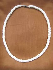 Hawaii Unisex Souvenir Surfer Jewelry White Puka Shell Necklace 18 ( QTY 2 )"