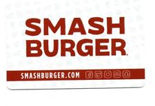 Smashburger White With Icons In Background Gift Card No $ Value Collectible
