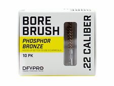 10 Pack- .22 Cal Phosphor Bronze Bore Brushes for Gun Cleaning and Maintenance