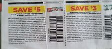 Lot of 4 Boost Nutritional Coupons. $5 off any 2 pkgs + $3 off 1 MAX Exp 8/4/24