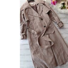 Beauty products! KINDERSALMON☆Long check coat with ribbon belt KINDERSALMON