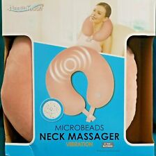 New Health Touch Neck Massager Soft Microbeads Travel Support Vibration - Lockhart - US