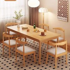 Luxury Modern Minimalist Wooden Dining Table for 4-6 Person,Meeting,Kitchens - Toronto - Canada