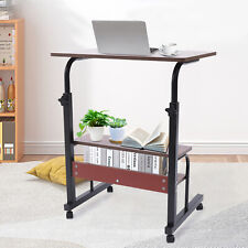 Mobile Sofa Side Table Laptop Table Book Desk Cart Tray Adjustable w/ Wheels - Toronto - Canada