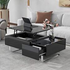 Lift Top Coffee Table with Drawer, Modern Multifunctional Living Room Table - Mumbai - India