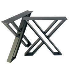 Industrial Metal Table Legs - X3, Set of 2, Steel Dining Desk Table Legs - Toronto - Canada