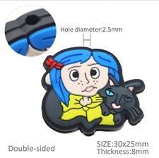 1 pc. Coraline Cartoon Silicone Focal Bead, Beadable accessories