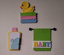 Baby Bath Accessories. Scrapbook, Card making Paper Piecing